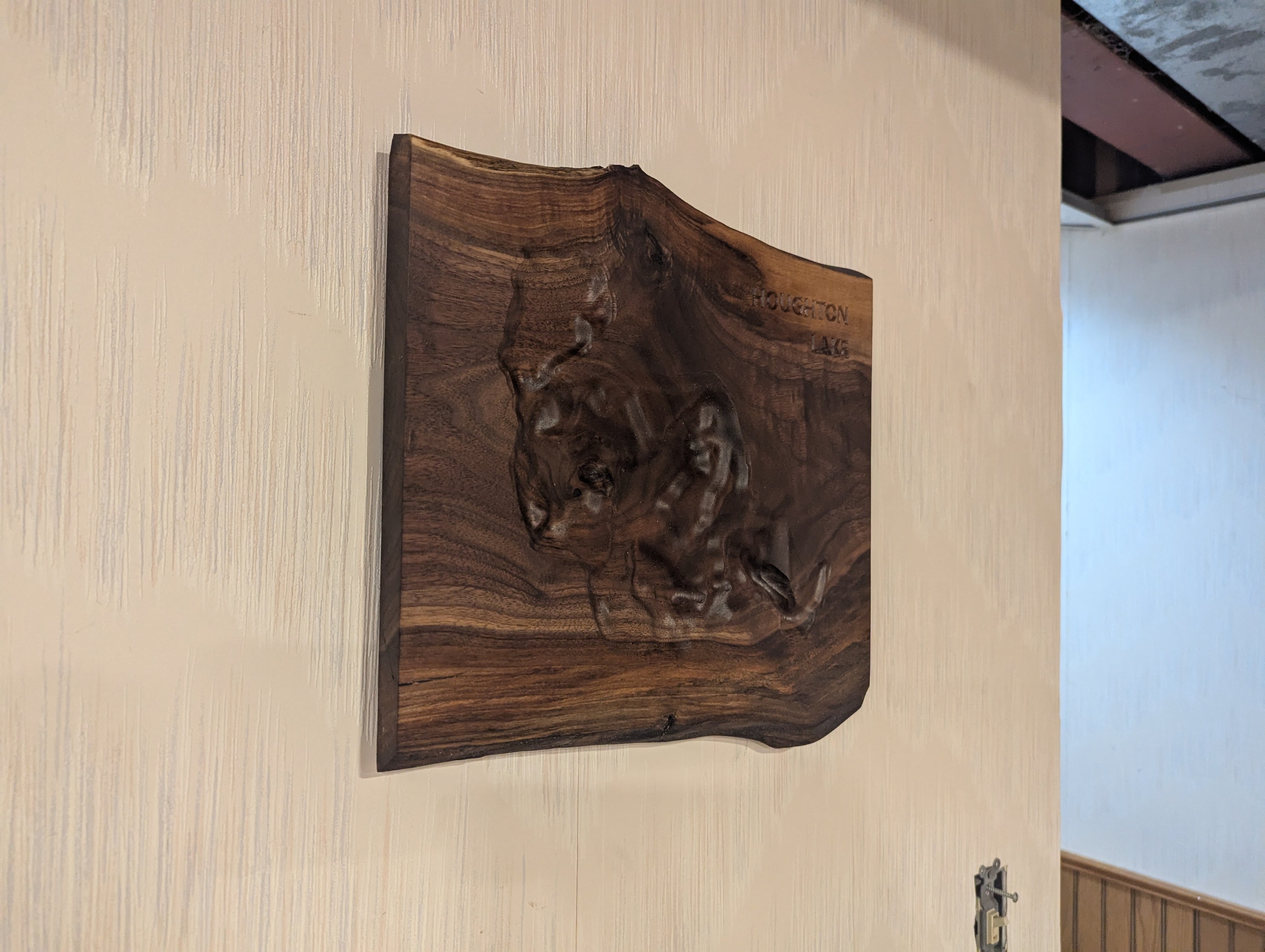 NEW Lake Map - 3D Carved - Bathymetric (Topographical Map)